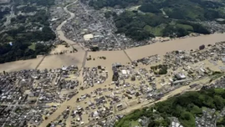 Ճապոնիայի հարավում հորդառատ անձրևները ջրհեղեղների ու սողանքների են հանգեցրել