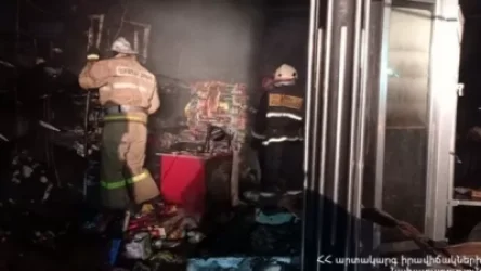 Պայթյուն՝ Գյումրու սննդի կետերից մեկում․ պայթյունից հետո հրդեհ է բռնկվել