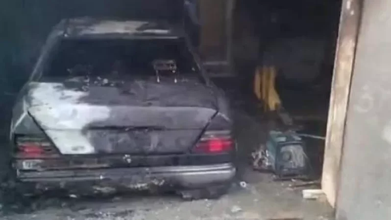 Երանոս գյուղում ավտոմեքենա է այրվել