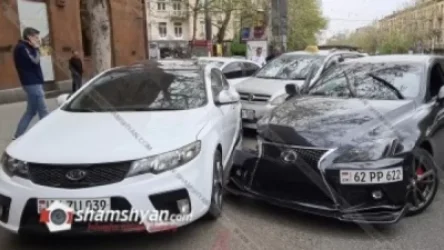 Ավտովթար Երևանում. մեքենաներից մեկը պատկանում է լեգենդար ֆուտբոլիստի, կան տուժածներ