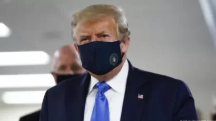 Կորոնավիրուսից կես տարի հետո Թրամփն առաջին անգամ դիմակ է կրել