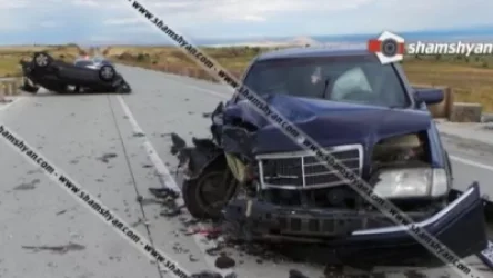 Խոշոր ավտովթար` Արագածոտնի մարզում․ 4 վիրավորներից 2-ը երեխաներ են
