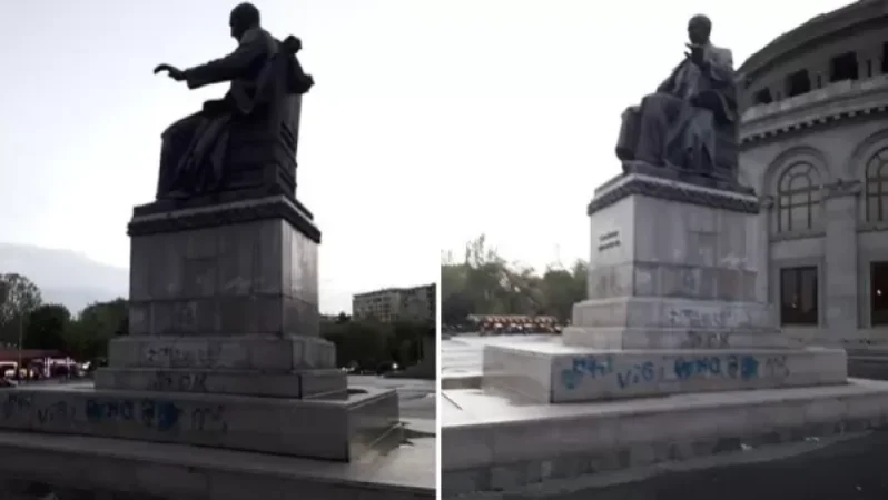 Սպենդիարյանի հուշարձանի պատվանդանին արված խզբզոցը կմաքրվի