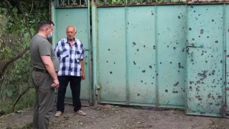 ՔԿ նախագահն այցելել է հրետակոծված սահմանամերձ բնակավայրեր