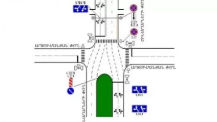 Երևանի 2 խաչմերուկների հարակից հատվածներում կարգելվի տրանսպորտային միջոցների կանգառը