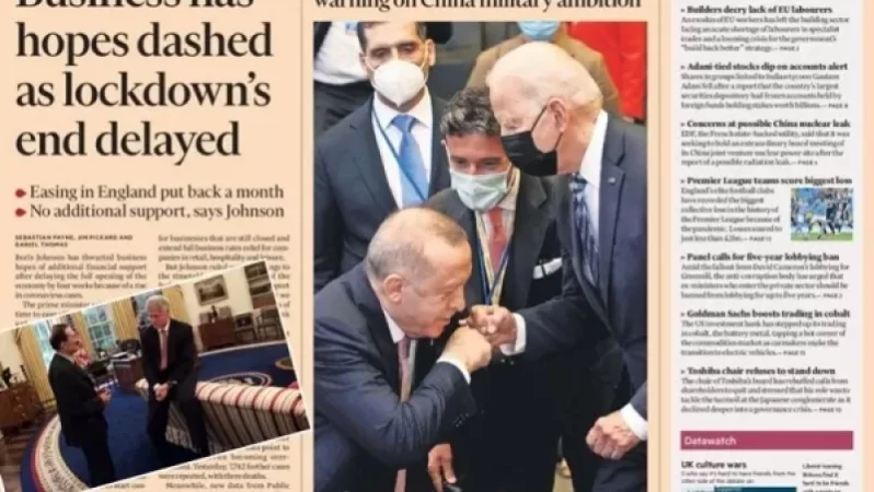 Թուրք լրագրողը մեկնաբանել է Բայդենի առաջ խոնարհված Էրդողանի լուսանկարը