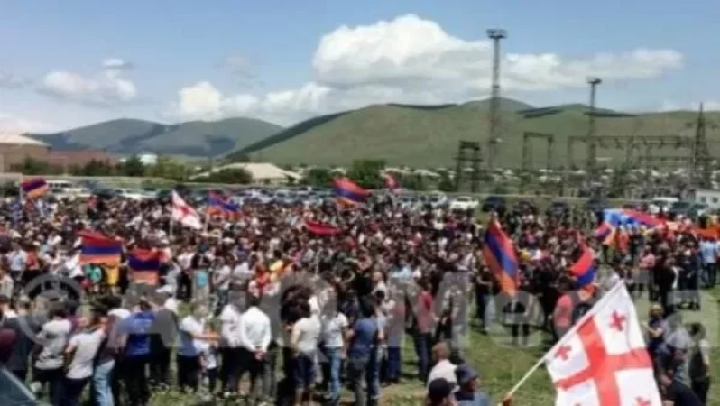 «Ոչ պատերազմին». Ախալքալաքում տեղի ունեցավ ակցիա ի աջակցություն Հայաստանին