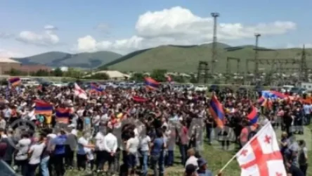 «Ոչ պատերազմին». Ախալքալաքում տեղի ունեցավ ակցիա ի աջակցություն Հայաստանին