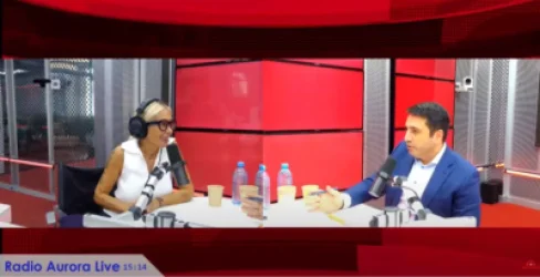 ԱԺ նախագահ Ալեն Սիմոնյան.  Ռադիո Ավրորայի ՈՒՂԻՂ եթերում։