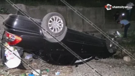 Կասկադյորական ավտովթար Կոտայքի մարզում. ավտոմեքենան գլխիվայր հայտնվել է լողավազանում