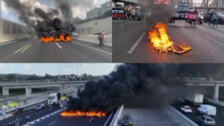 Ցուցարարները հրդեհել են Իսրայելի փողոցները