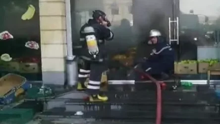 Մթերային խանութում հրդեհ է բռնկվել