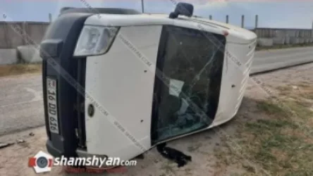 Գեղարքունիքի մարզում Ford-ը կողաշրջվել է. վարորդին տեղափոխել են հիվանդանոց