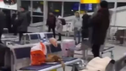 ՏԵՍԱՆՅՈՒԹ․ Ցուցարարներն ինչպես են ներխուժում Ալմաթիի օդանավակայանի տարածք