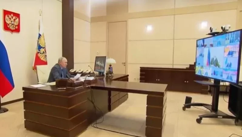 ՌԴ նախագահ Պուտինն աշխատում է հեռավար եղանակով. Gazeta