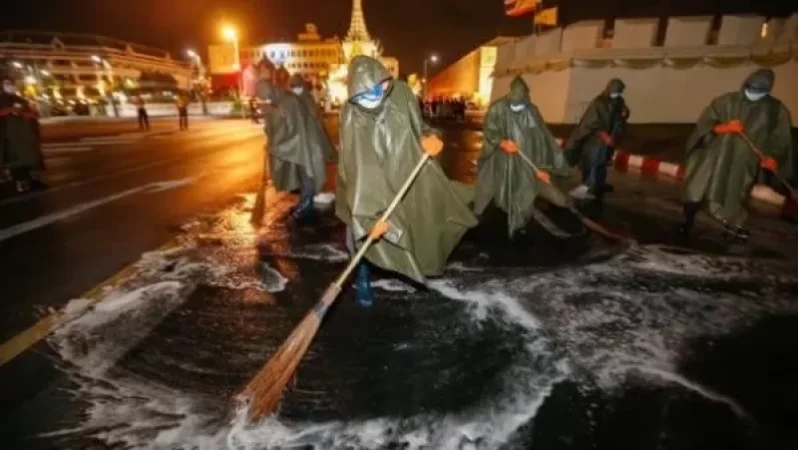 PHOTOS: How Disinfection Processes are Carried Out in Different Countries