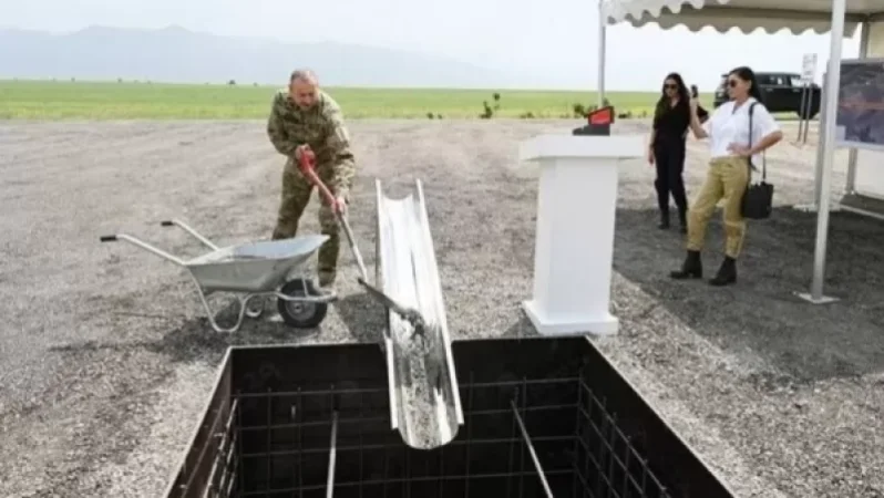 Ալիևը Զանգելանում միջազգային օդանավակայանի հիմքն է դրել