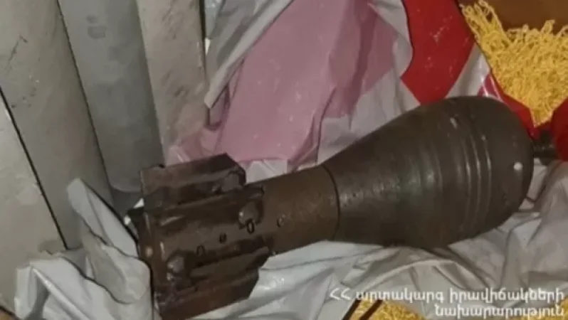82 մմ տրամաչափի ականանետի ական է եղել՝ պայթուցիչով․ ԱԻՆ-ը նոր մանրամասներ է հայտնում