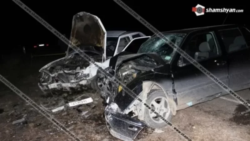 Խոշոր ավտովթար Լոռու մարզում. ճակատ-ճակատի բախվել են Mercedes-ն ու Volkswagen-ը