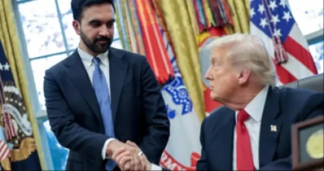 Թրամփը հանդիպեց իրեն «բռնապետ» անվանած Նյու Յորքի քաղաքապետի հետ