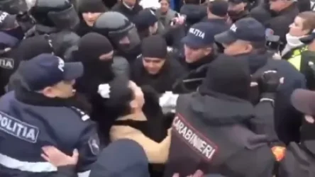 ՏԵՍԱՆՅՈՒԹ. Մոլդովայում բողոքի ցույցեր են. բախում՝ ցուցարարների և ուժայինների միջև