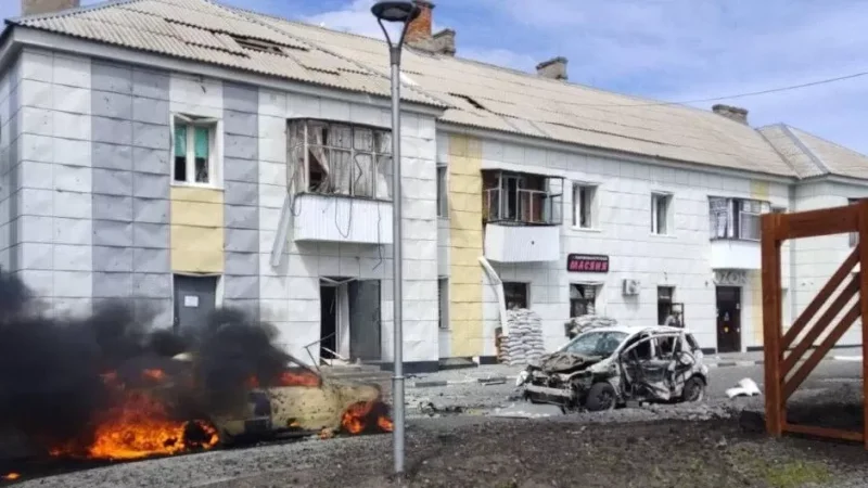 Նոր կադրեր են տարածվում Բելգորոդի շրջանի Շեբեկինոյի գնդակոծությունից