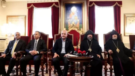 Թուրքիայի ՆԳ նախարարը այցելել է Պոլսի հայոց պատրիարքարան
