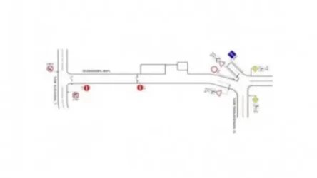 Երթևեկության փոփոխություն Անտառային-Լեռ Կամսար-Կապուտիկյան փողոցների հատվածում