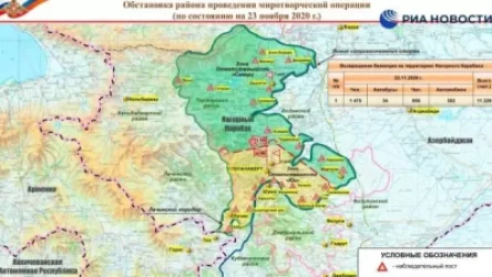 ՌԴ ՊՆ-ը խաղաղապահների տեղակայման նոր քարտեզ է հրապարակել
