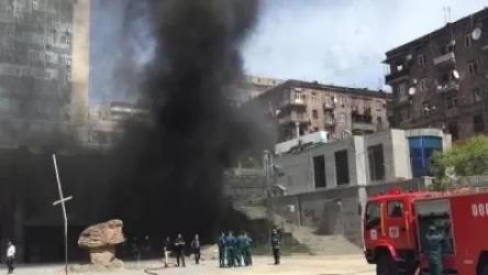 Արամի փողոցի թիվ 80 հասցեի մոտակայքում բռնկված հրդեհը մարվել է