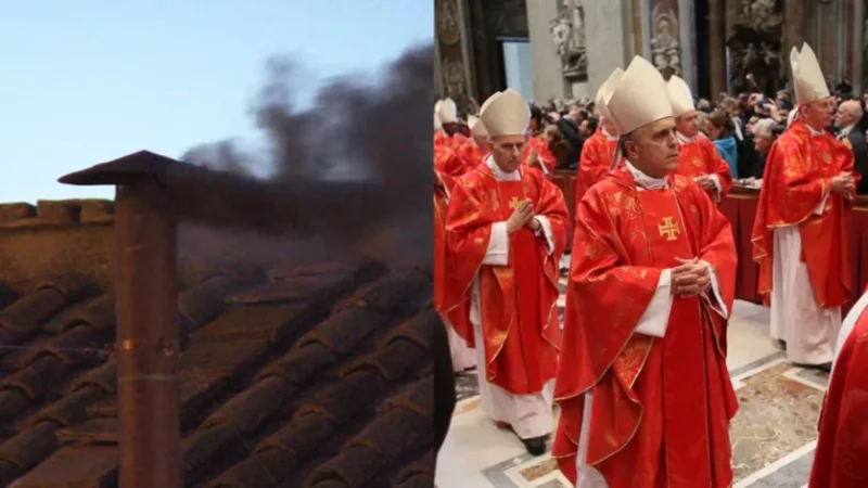 Սև ծուխ՝ Սիքստինյան կապելլայից. Հռոմի Պապ չի ընտրվել