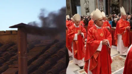 Սև ծուխ՝ Սիքստինյան կապելլայից. Հռոմի Պապ չի ընտրվել