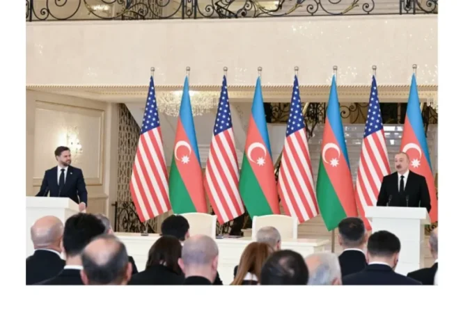 Իլհամ Ալիևը և Ջեյ Դի Վենսը Բաքվում ստորագրել են Ռազմավարական գործընկերության կանոնադրությունը