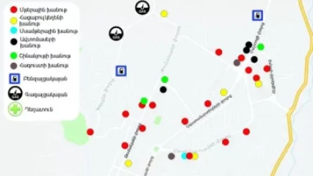 Հրապարակվել է Ստեփանակերտի տնտեսական գործունեության ակտիվության քարտեզը