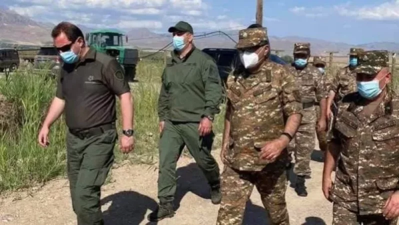 Տոնոյանը նոր հենակետից տեսադիտարկման համակարգով հետևել է սահմանի պահպանության ընթացքին