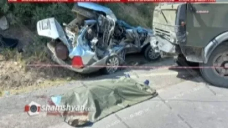 Քիչ առաջ խոշոր ու ողբերգական ավտովթար է տեղի ունեցել. կա 1 զոհ, 1 վիրավոր