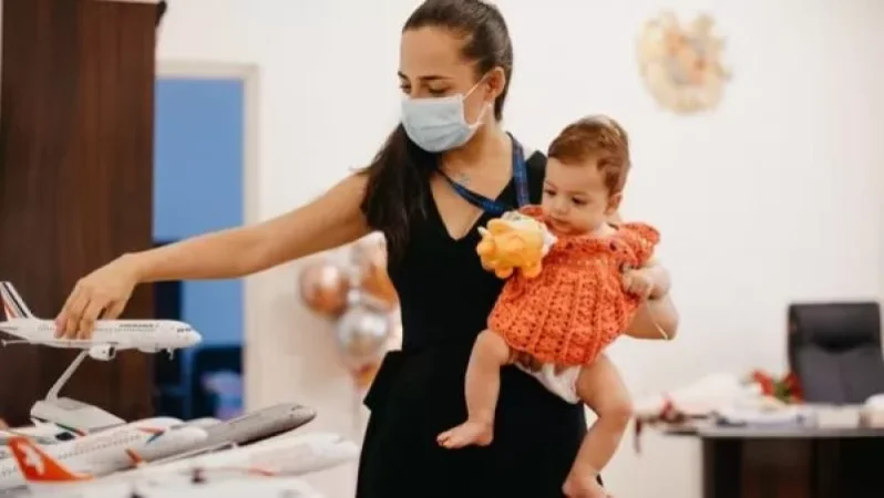 I Have Returned to Work with My Little Criminal: Revazyan Shares Photos with Daughter