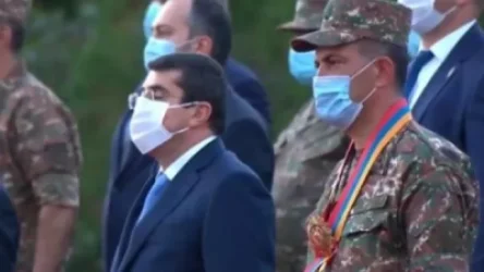 Կապիտան Ռուբեն Սանամյանը հանդիսավոր կարգով պարգեւատրվեց Ազգային հերոսի կոչումով