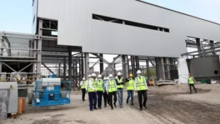 Տիգրան Ավինյանը շրջայց է կատարել Երևանում կառուցվող ջերմաէլեկտրակայանի տարածքում