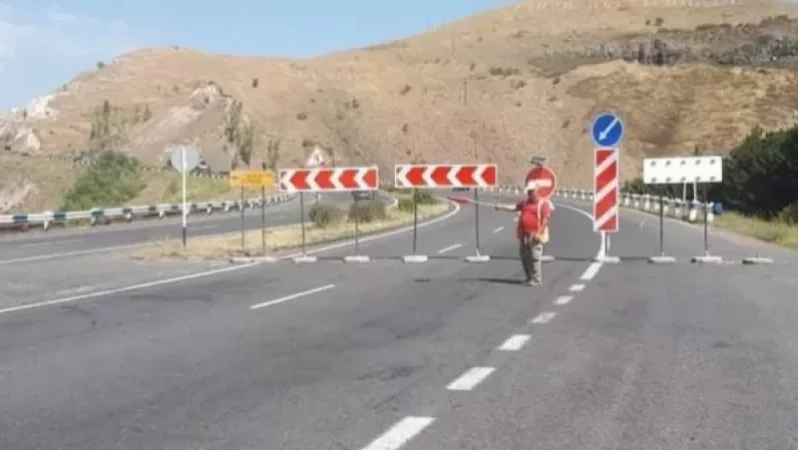 Right Side of Yerevan-Sevan-Ijevan Road Closed for Traffic