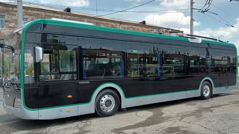 Նոր տրոլեյբուսները հուլիսի առաջին տասնօրյակում երթուղի դուրս կգան