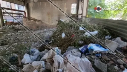 Գարշահոտություն և մի քանի տոննա աղբ՝ Երևանի կենտրոնում