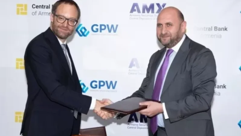 Կենտրոնական բանկը և ՎՖԲ-ն ստորագրել են Հայաստանի ֆոնդային բորսայի վաճառքի պայմանագիրը