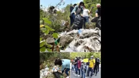 450 պարկ աղբ. Աննա Հակոբյանը մասնակցել է Վանաձոր գետի ափամերձ հանգստյան գոտու մաքրման աշխատանքներին