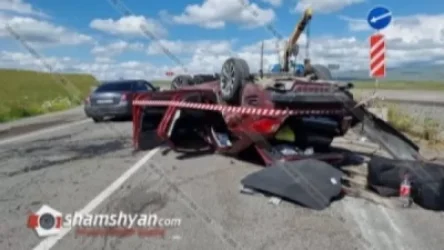 Խոշոր ավտովթար՝ Արագածոտնի մարզում. վարորդի վիճակը ծայրահեղ ծանր է. կան վիրավորներ
