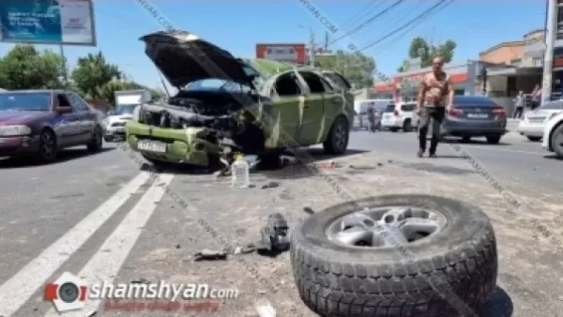 Խոշոր ու շղթայական ավտովթար՝ Երևանում. կան վիրավորներ