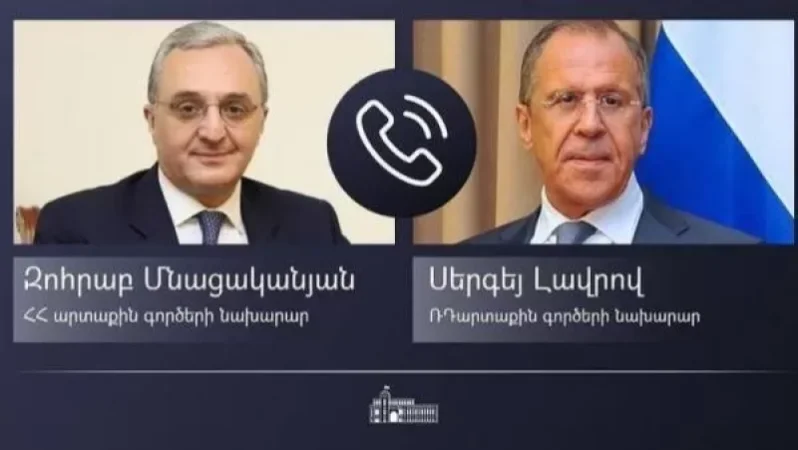 Զոհրաբ Մնացականյանը հեռախոսազրույց է ունեցել Սերգեյ Լավրովի հետ