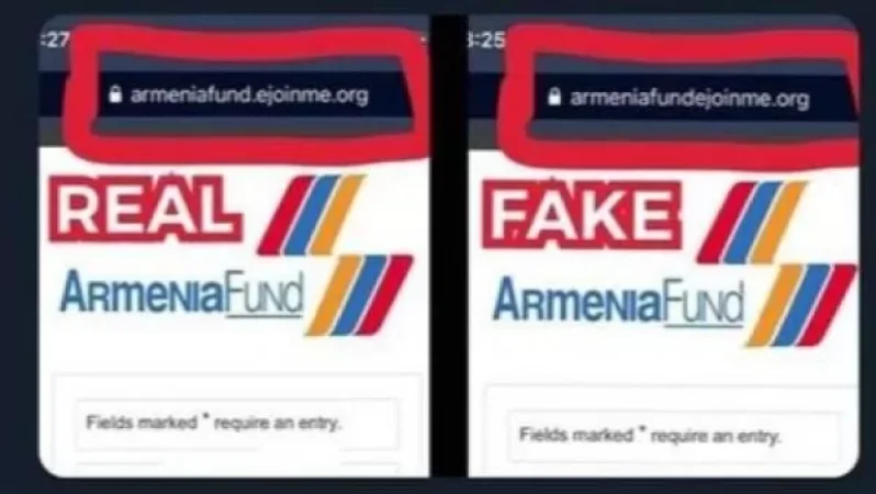 Ուշադրությո՛ւն. ստեղծվել է Հայաստան համահայկական հիմնադրամի կեղծ կայք