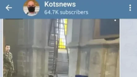 Kotsnews Telegram-ալիքի լրագրողը Ղազանչեցոց եկեղեցու հրթիռակոծումից մոտ 30 րոպե առաջ  ուղիղ եթերում էր