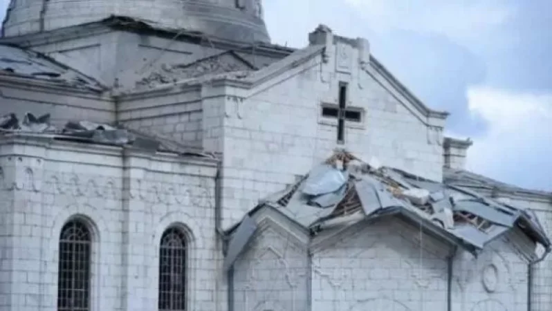5 րոպե առաջ կրկին հարվածեցին Ղազանչեցոց եկեղեցուն